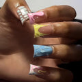 1Abstract Nail Art Extensions Miroken