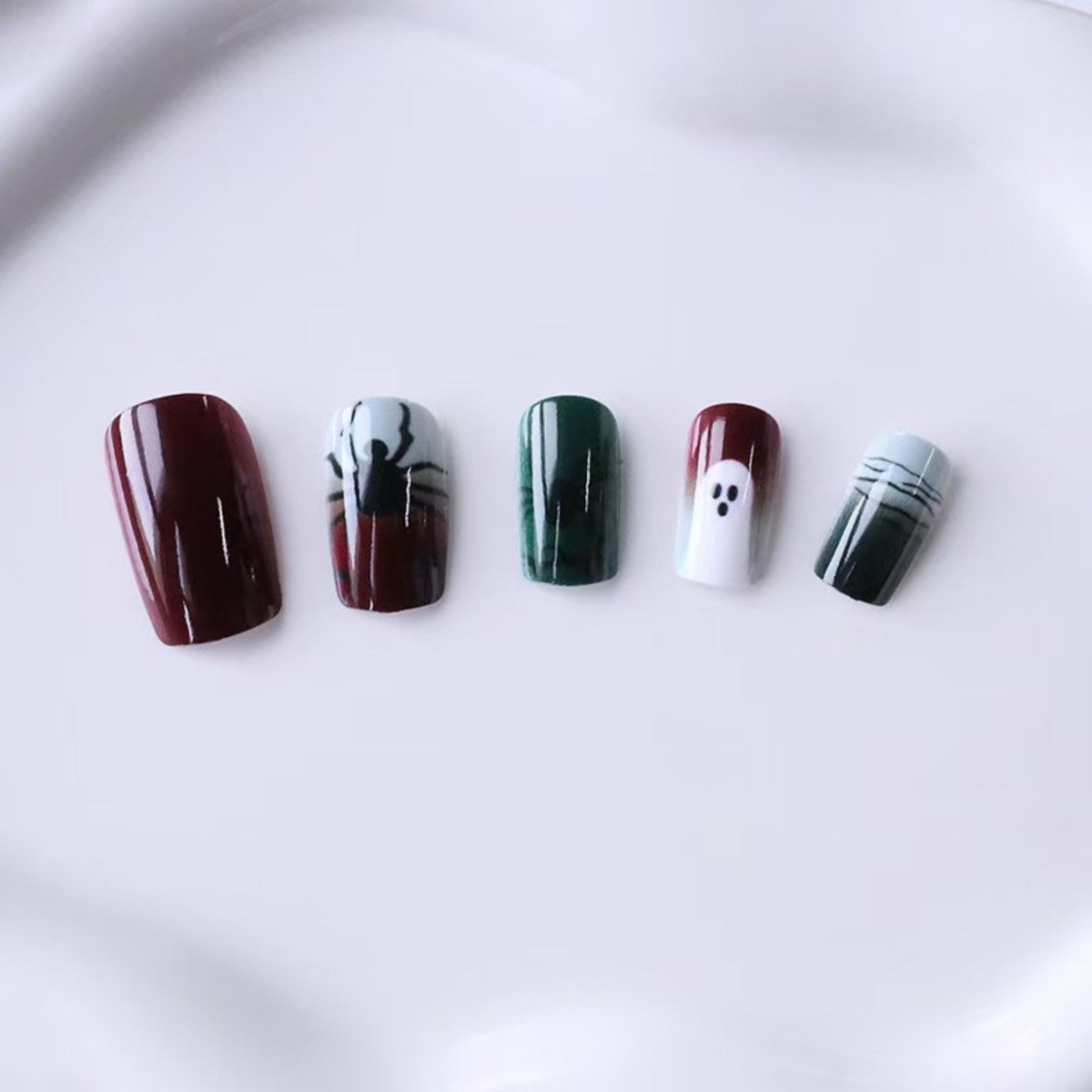 1Spider Design Artificial Nails Miroken