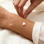 1Elegant Heart Charm Bracelet Miroken