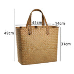 1Premium Handwoven Natural Storage Tote Miroken