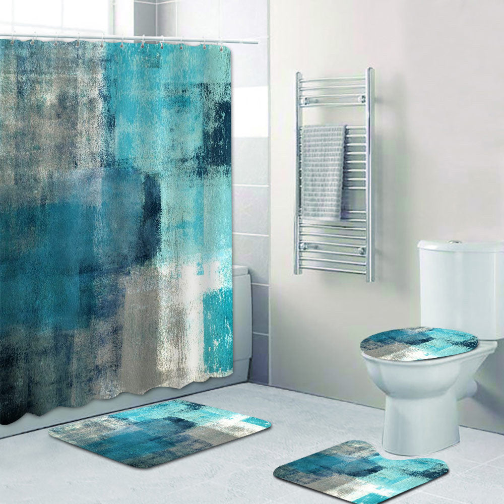 1Scenic Beach-Themed Shower Curtain Miroken