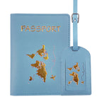 1Women's Passport Holder and Luggage Tag Set Miroken