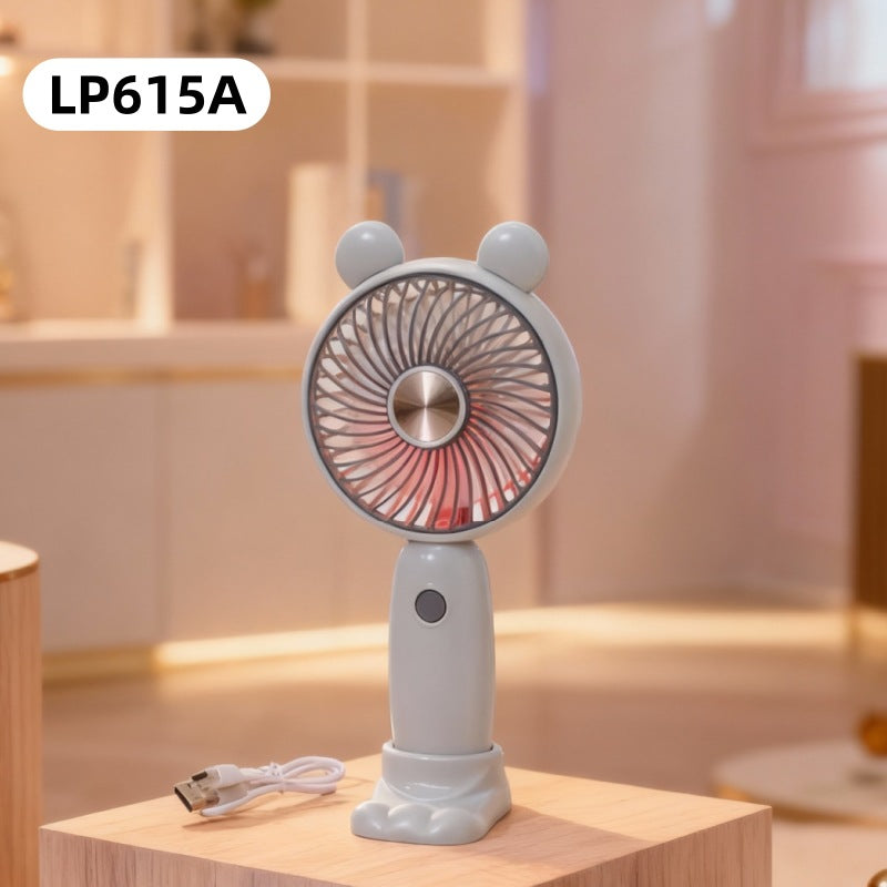 1Portable USB Hand Fan with Playful Bear Design Miroken
