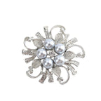 1Glamorous brooch with pearl set Miroken