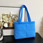 1Stylish Quilted Tote Bag Miroken
