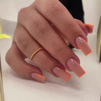 1Artificial nail tips with glamorous design and neon accents Miroken