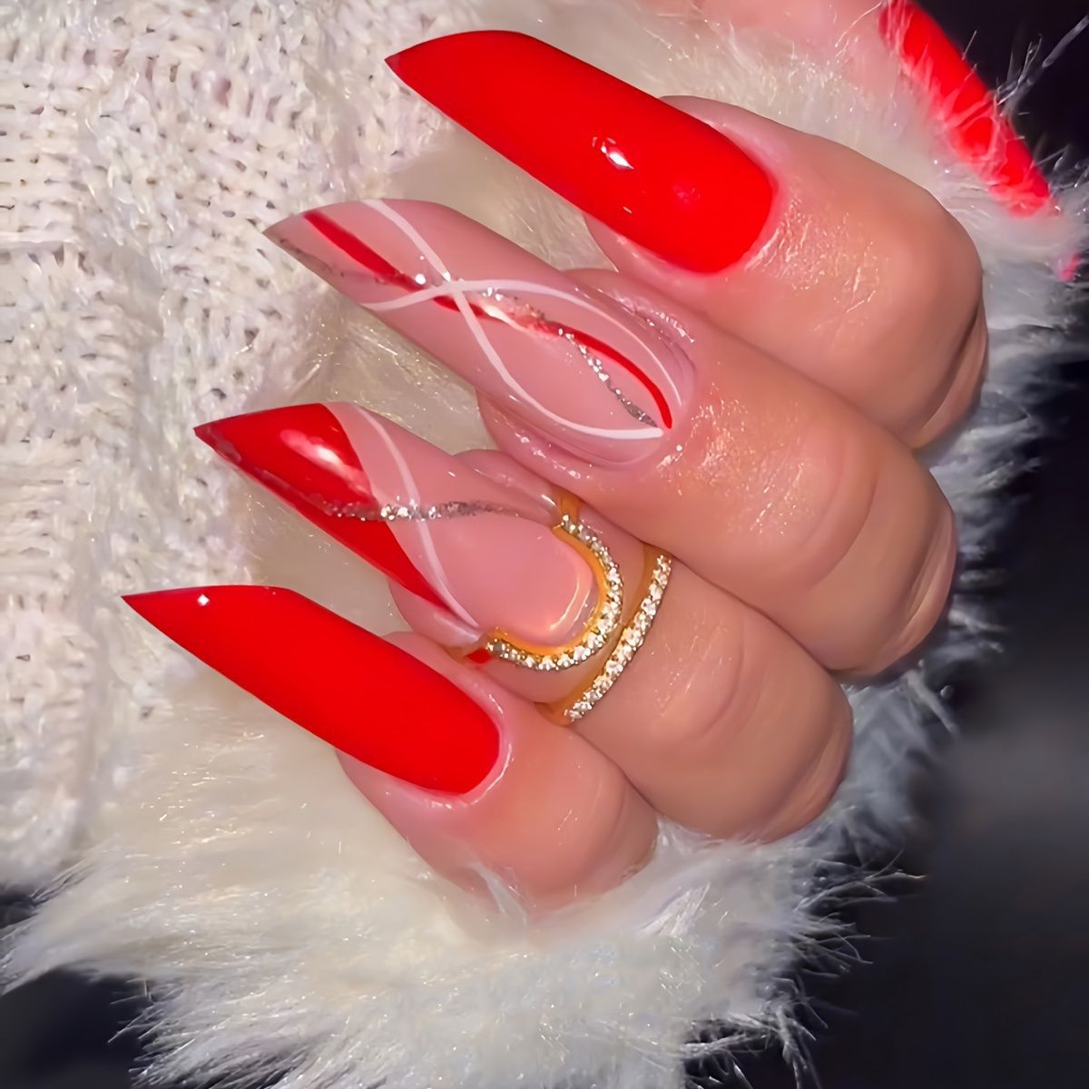 1Elegant Press-On Nail Extensions Miroken