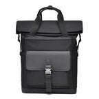 1Modern Roll-Top Waterproof Backpack Miroken