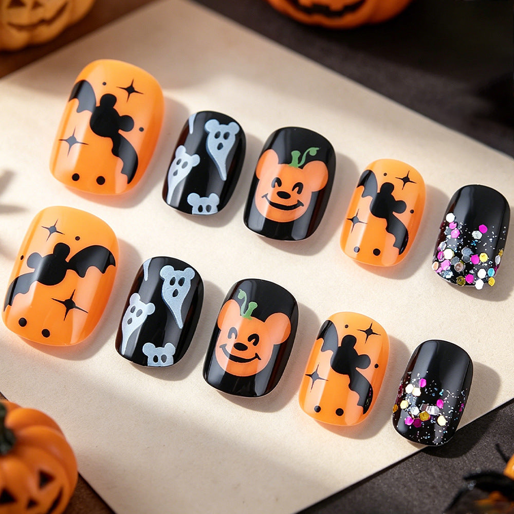 1Halloween-Themed Decorative Nail Art Miroken