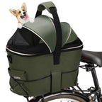 1foldable insulated pet carrier bag with mesh canopy and padded handle Miroken