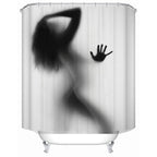 1Artistic Silhouette Shower Curtain Miroken