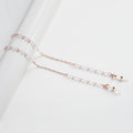 1Elegant Pearl-Accented Eyewear Chain Miroken