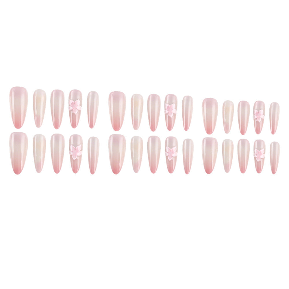 1Elegant Floral Press-On Nails Miroken