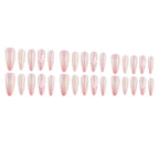 1Elegant Floral Press-On Nails Miroken