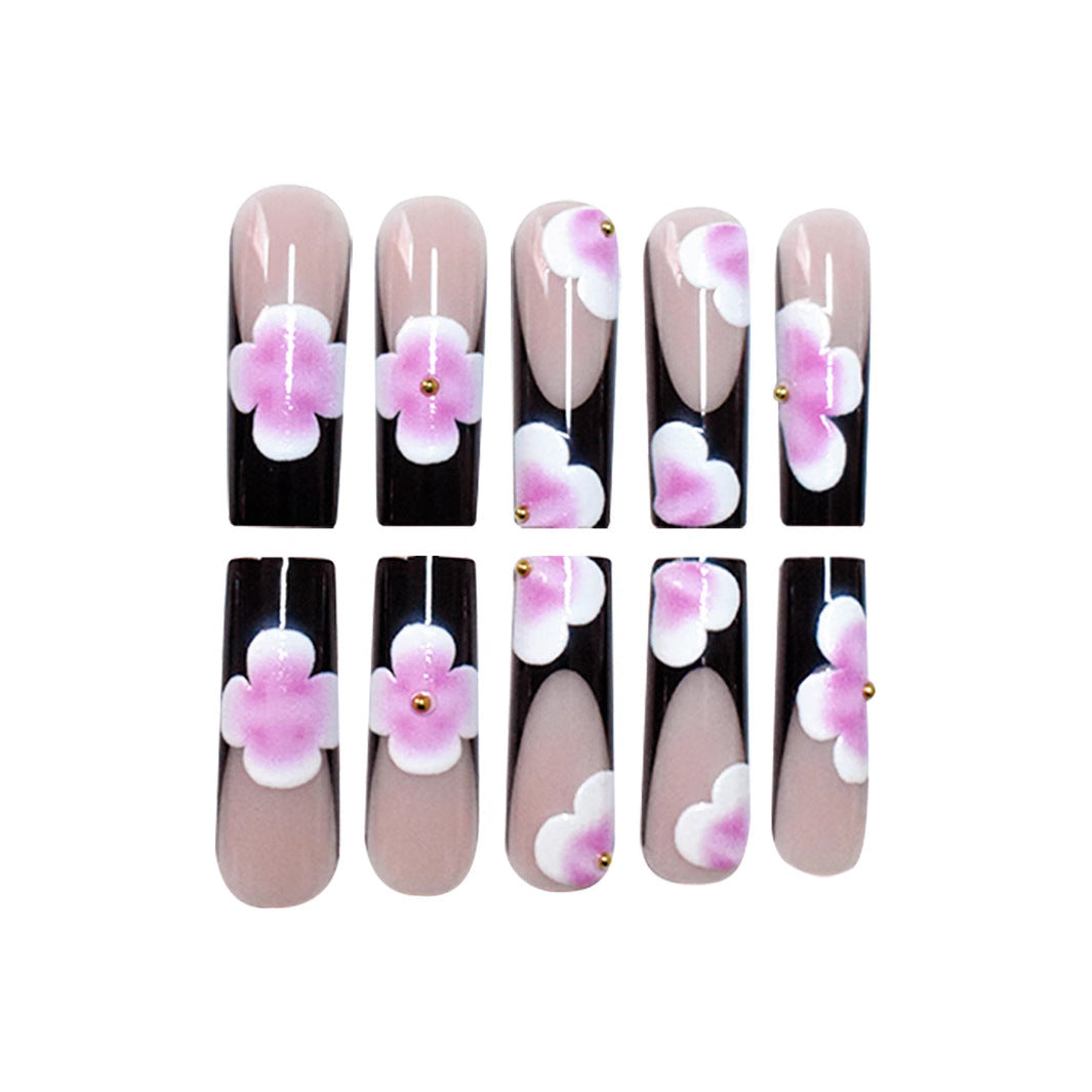 1Premium Floral Nail Art Enhancements Miroken