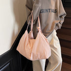 1Textured Fabric Shoulder Hobo Bag Miroken