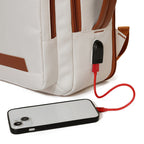 1Elegant Structured Laptop Backpack Miroken