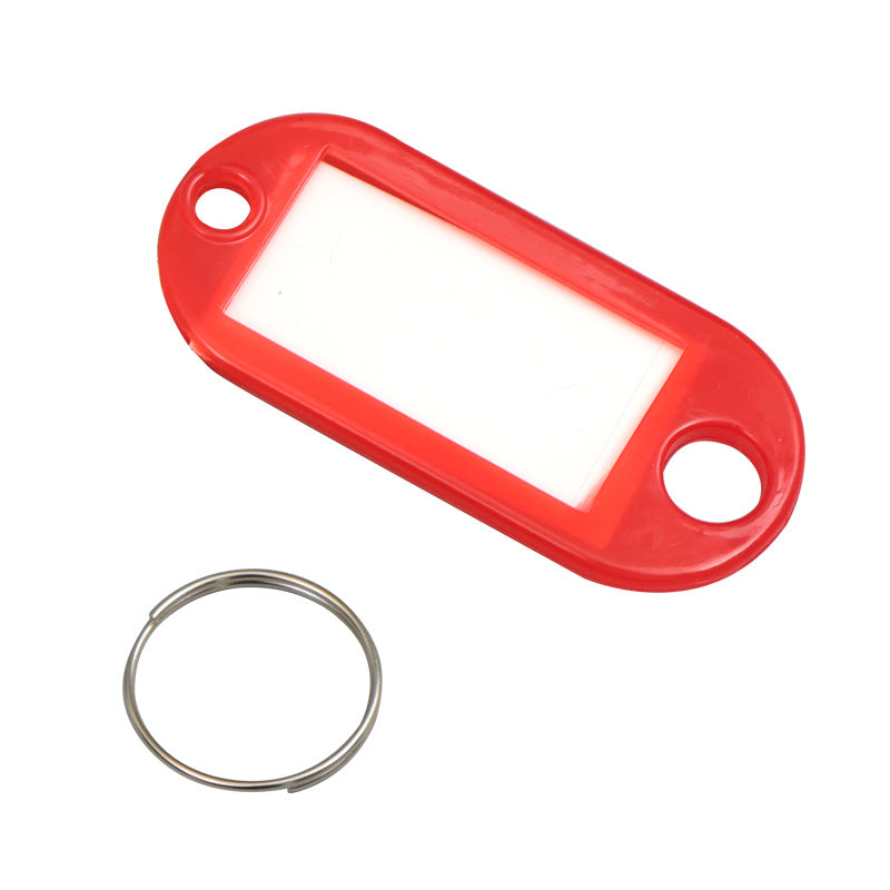 1Unisex Labels Keychain with Writable Area Miroken