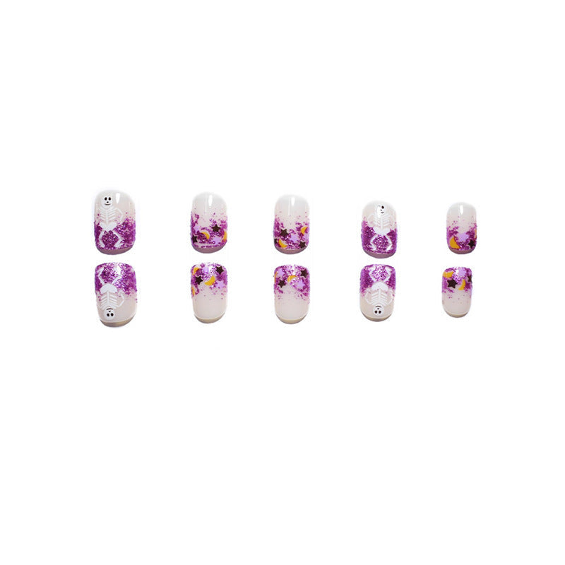 1Creative Halloween-Inspired Press-On Nail Art Miroken