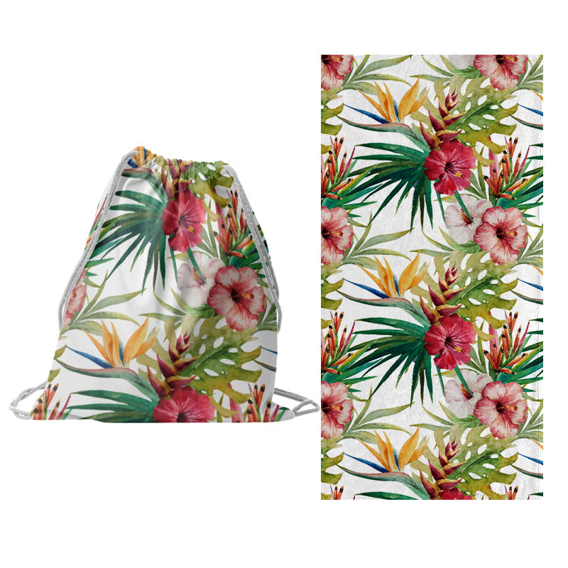 1Multifunctional beach set with tote bag and towel Miroken
