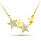 1Celestial Star Cluster Necklace Miroken