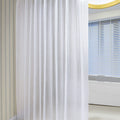 1Textured Water-Repellent Shower Curtain Miroken