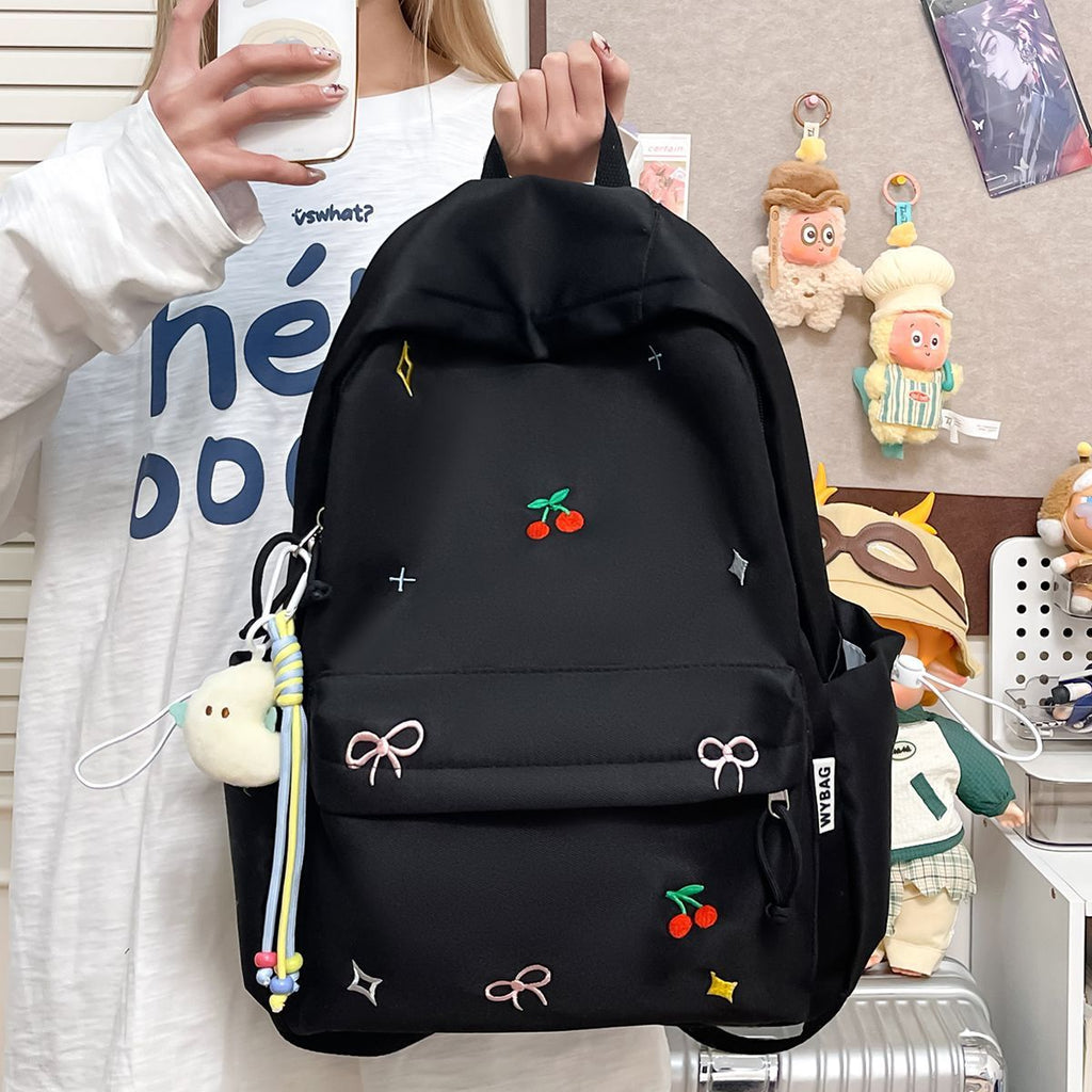 1Playful backpack with embroidery Miroken