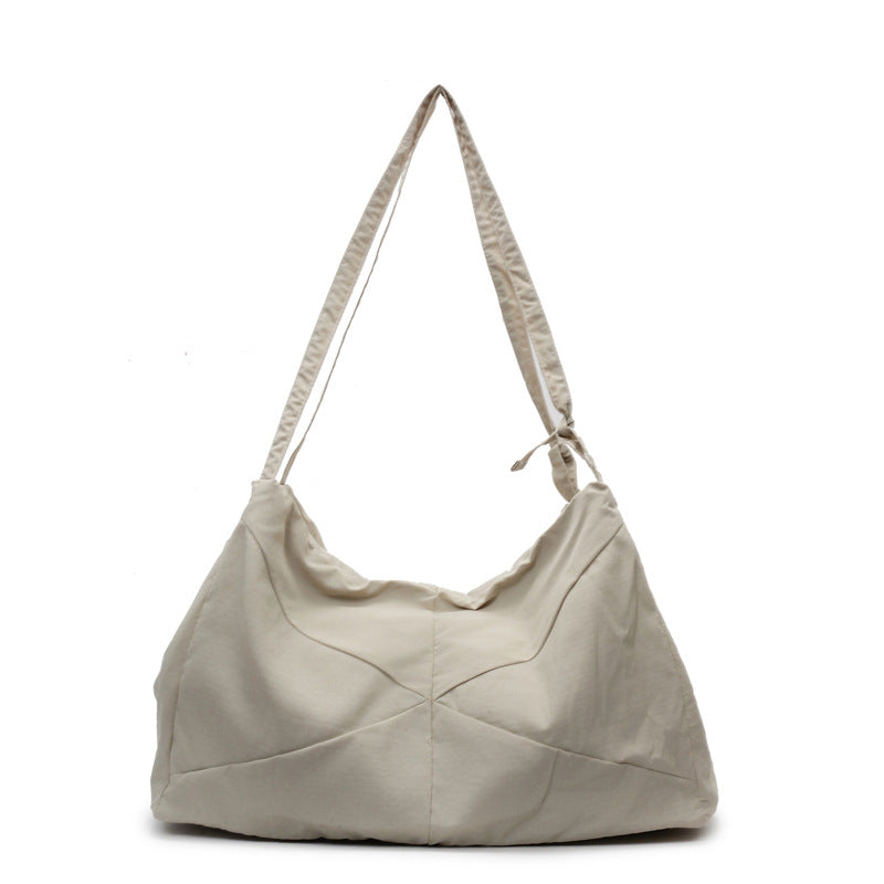 1Textured Fabric Shoulder Hobo Bag Miroken
