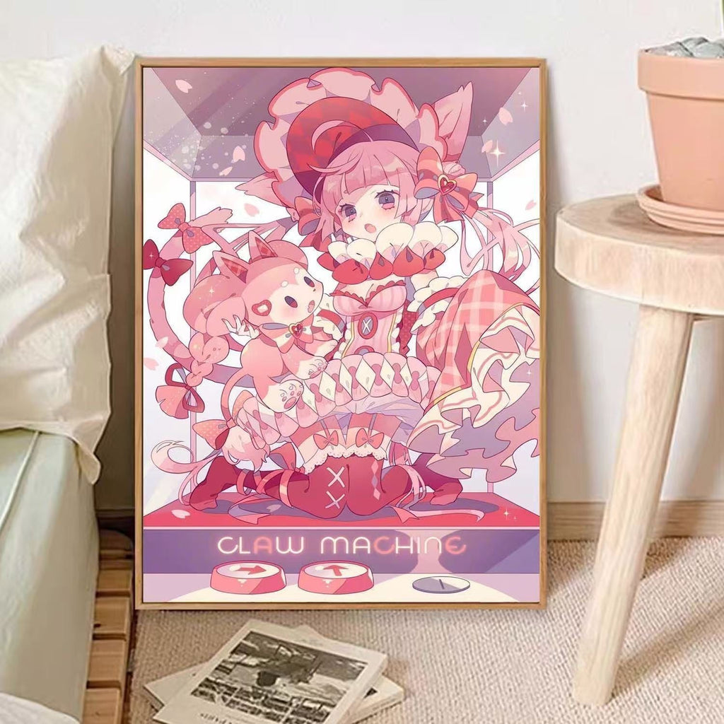 1Whimsical Anime-Inspired Canvas Art Print Miroken