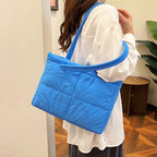 1Stylish Quilted Tote Bag Miroken