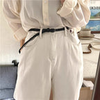 1Braided Leather Belt Miroken