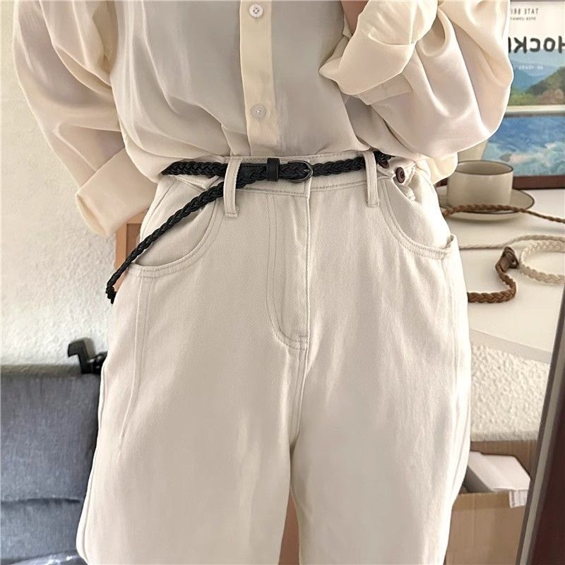 1Braided Leather Belt Miroken