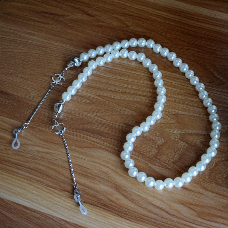 1Elegant Faux Pearl Eyewear Chain Miroken