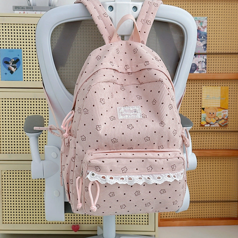 1Cute Floral Print Backpack