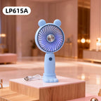 1Portable USB Hand Fan with Playful Bear Design Miroken