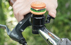 1novelty handlebar bicycle bell with silicone popcorn topper and universal clamp Miroken