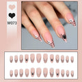 1Creative artificial nails with spider web design Miroken