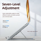 1Unisex Ergonomic Laptop Holder with Adjustable Tilt Angle Miroken