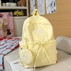 1Backpack with Cute Appliqués and Multifunctional Design Miroken