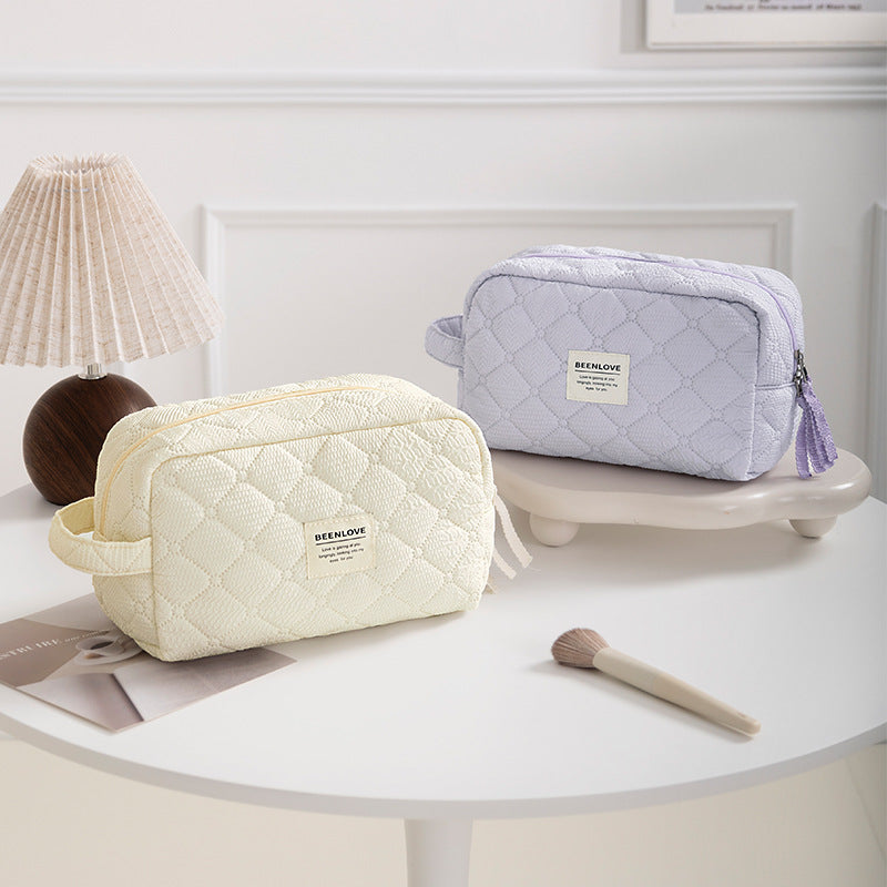 1Quilted Travel Toiletry Organizer Miroken