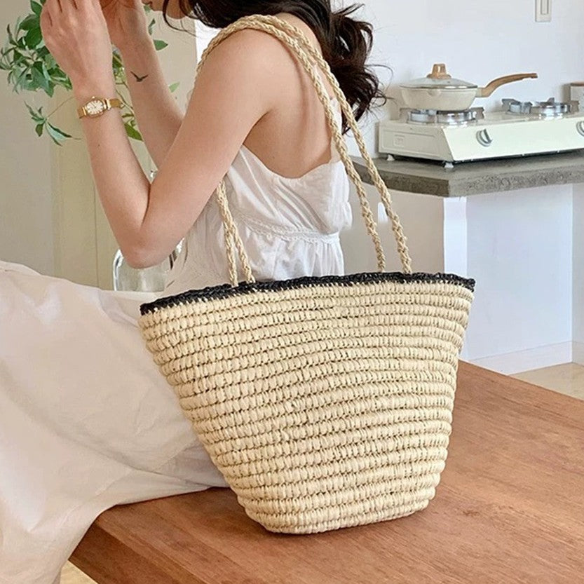 1Large Braided Shopping Bag Miroken