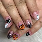 1Artistic Halloween-Themed Press-On Nail Art Miroken 1787543212