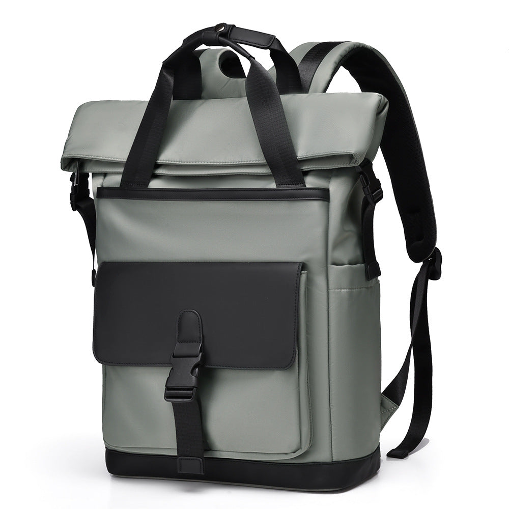 1Modern Roll-Top Waterproof Backpack Miroken