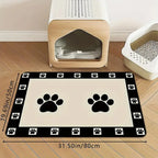 1Extra large waterproof silicone pet feeding mat with non-slip backing Miroken