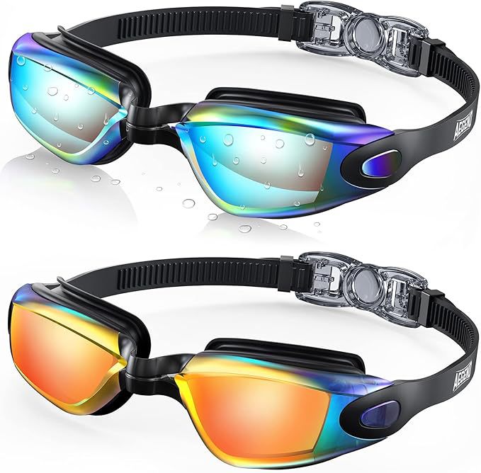 1Swim goggles with adjustable head strap and anti-fog technology Miroken