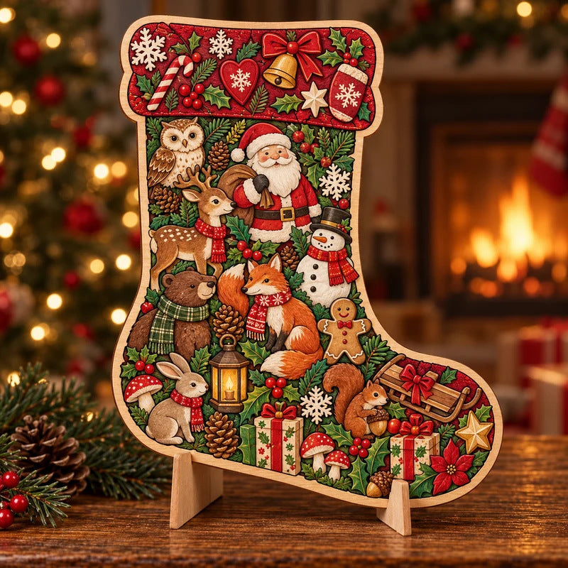 Christmas Wooden Tabletop Decor Collection