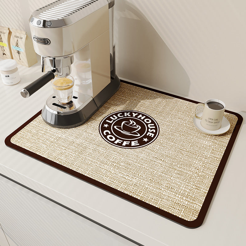 1Coffee-Themed Kitchen Mat Miroken