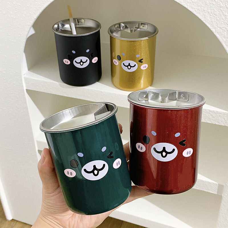 1Multifunctional drinking container with cute animal face Miroken