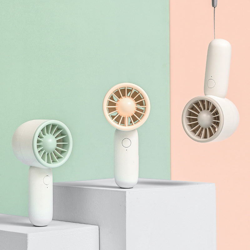 1Unisex compact rechargeable handheld fan with quiet turbine fan Miroken