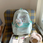 1Backpack with Colorful Animal Design and Practical Compartments Miroken